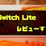 【Switch Liteレビュー】果たして持ち運びに便利なのは本当か!?