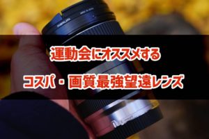 運動会撮影の望遠レンズはTAMRON18−200mmがコスパも画質も最強