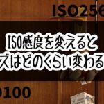 ISO感度によって写真の画質はどのくらい変わってしまうのかノイズを比べてみた