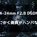 フルサイズEマウントの広角神レンズSIGMA14-24mmをレビューした